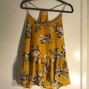 Yellow Racerback Tank